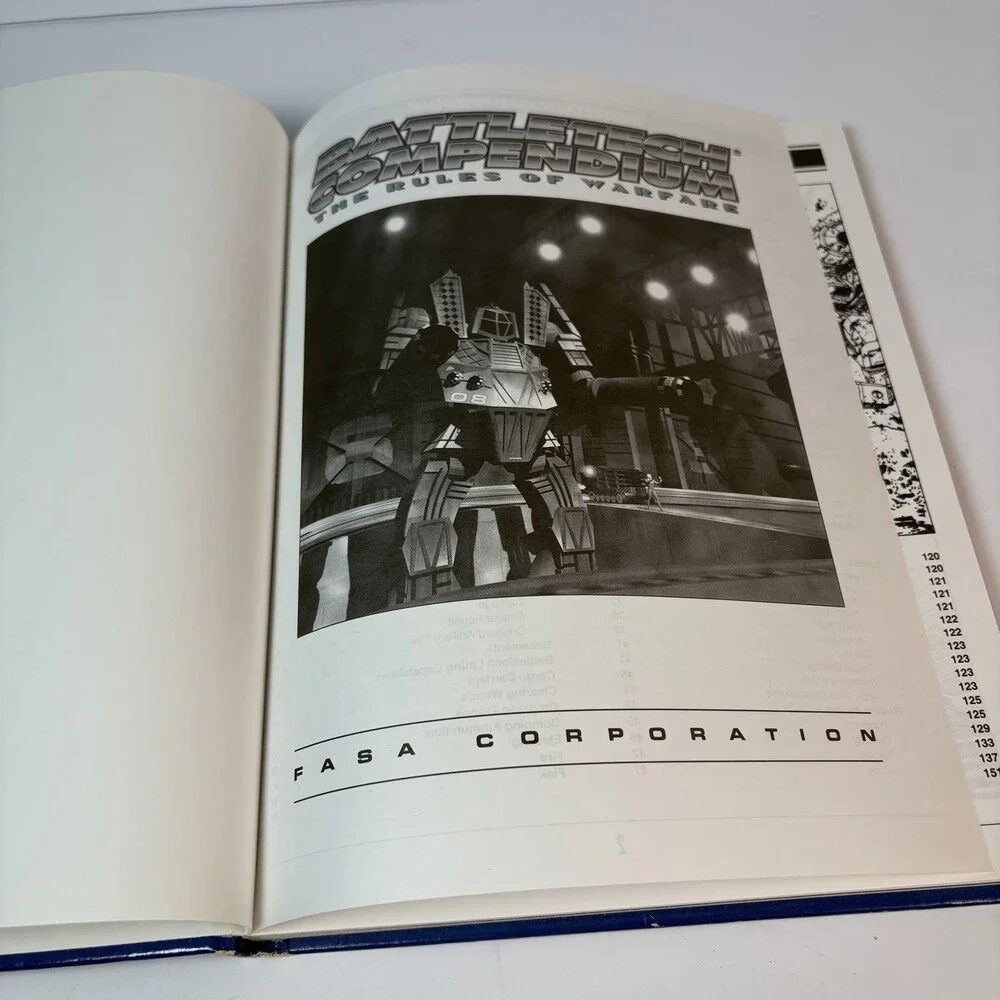 BattleTech Compendium: The Rules of Warfare FASA Hardcover 1994 Tabletop RPG